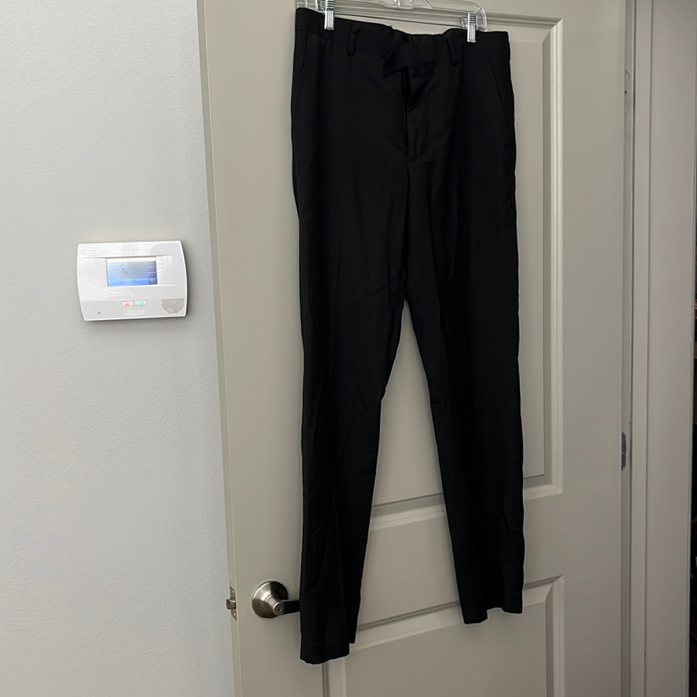 Mens black dress pants slacks